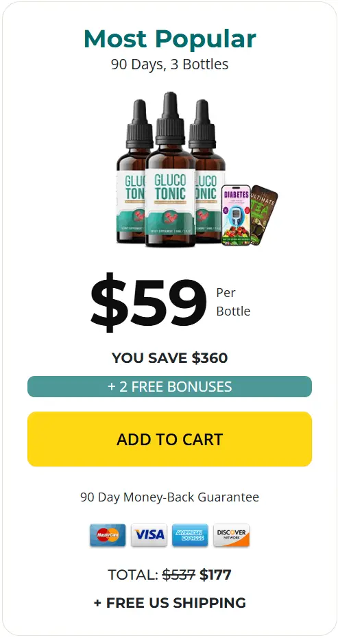 Glucotonic buy 3 Bottle